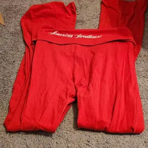 Victoria’s Secret Foldover Flare Leggings Size Large thumbnail 1