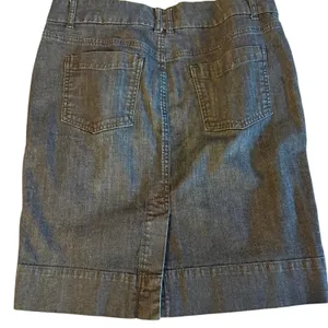 Gap navy denim skirt size 8 thumbnail 5