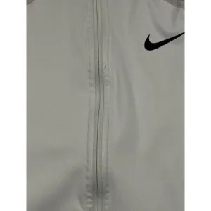 Nike Pro Dri-FIT 1/2 Zip Long Sleeve Top Womens Medium Beige Athletic thumbnail 2