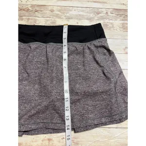 Lululemon Pace Rival Skirt Women's Size 6 Tall Heathered Gray Skort Tennis thumbnail 6