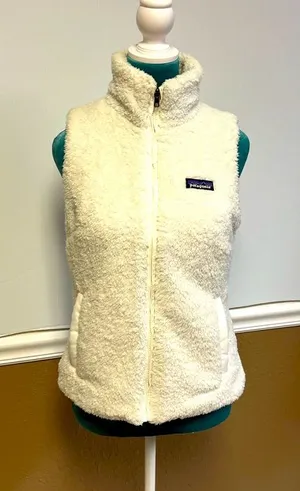Patagonia Women’s Los Gatos Fleece Vest –‎ Birch White – Size S thumbnail 1