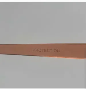 Sheer Pink Mirror UV Protection Cateye Sunglasses thumbnail 6