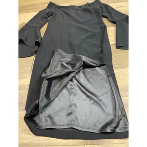 Bardot Solange Dress Size 8 Black Off Shoulder Bell Sleeve Midi Structured thumbnail 6