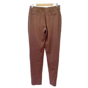 NWT Athleta Brooklyn Ankle Pant 12 Tall Mahogany Brown Travel Stretch Tapered thumbnail 3