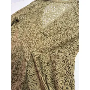 Free People Moonlight Bay Mini Dress Olive Green Sz Small Boho Hippie 70s (f12) thumbnail 8