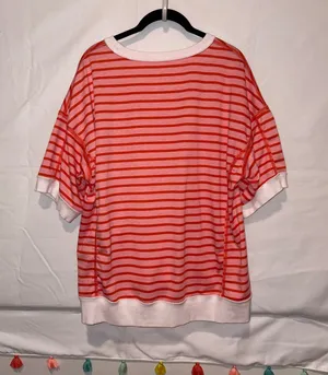 Amazon striped sleeveless sweater top thumbnail 2
