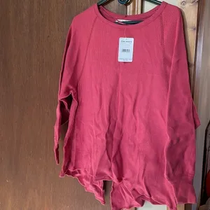 Free People Rose Amelia Thermal Top thumbnail 6