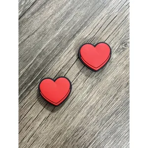 Heart Love Charm For Crocs Shoe Charms - 2 Pieces thumbnail 1
