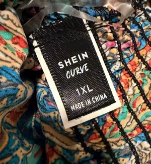 Set of 2 SHEIN CURVE Paisley Printed Flounced Layered Shorts Size 1XL thumbnail 6