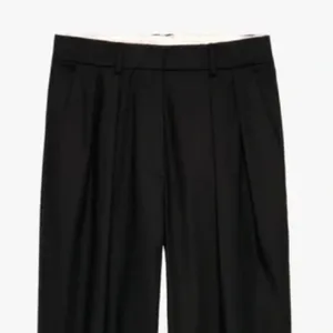 Kaia x Zara NWT Full Length Pants Womens XS Pleated Black Trousers Career Masc thumbnail 8