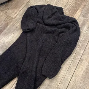 SKIMS black fuzzy onesie thumbnail 6
