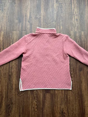 Women’s Pink Quilted Wallflower T Snap Waffle Pullover Sweatshirt - Size M thumbnail 6