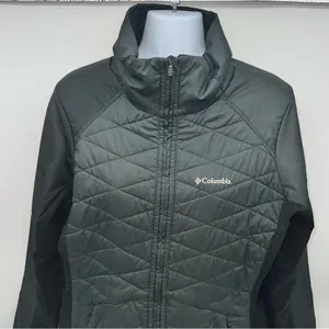 Columbia Women's Y2K Dark Black with a Hint of Green Utility Jacket-Size M thumbnail 2