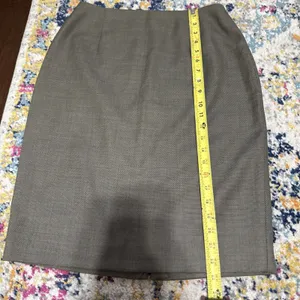 Women's Lauren‎ Ralph Lauren 100% Wool Brown Pencil Skirt Sz 8 Preppy thumbnail 4