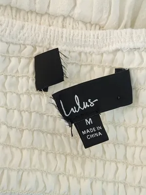 Lulus White Wrap Look Long Sleeve Mini Dress Size Medium thumbnail 8
