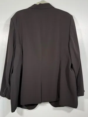 Black Relaxed Single Button Blazer XXL Minimalist Tailored H&M thumbnail 3