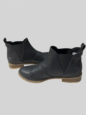 Rocket Dog Brown Chelsea Ankle Boots with Tan Stacked Heel thumbnail 7