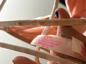 Velvet Strappy Bralette - Rose Gold thumbnail 9