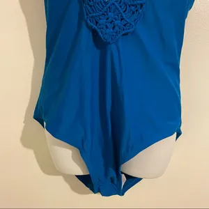 Christina (Maillots) 1 piece Blu-Blue Swim Suit Size XL NEW thumbnail 3