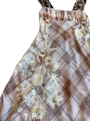 Free People Morning Dew Midi Dress Mixed Media Flowy Floral Size Medium NWT NEW thumbnail 3