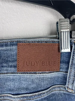 JUDY BLUE Blue Denim High Rise Flare Leg Jeans Size 32 Casual Neutral thumbnail 7