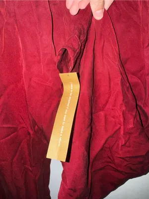 Reformation Wide Leg Pants Maroon Size 6 NWT thumbnail 4