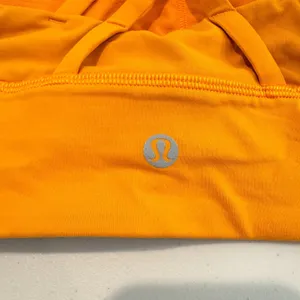 Lululemon Energy Bra Size 4 Orange Longline‎ Medium Support Siren Active Bright thumbnail 4