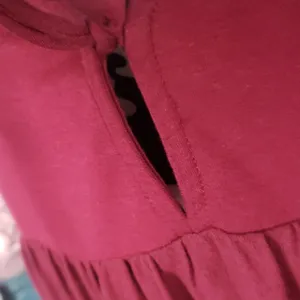 Kimchi Blue Urban Outfitters burgandy rayon blouse nwot thumbnail 2
