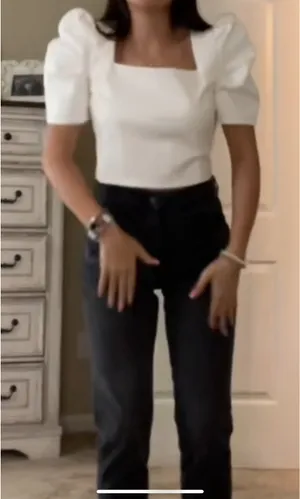 The Clothing Exchange Company White Leather Top thumbnail 1