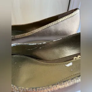Franco‎ Sarto Metallic Brown/Gold Leather Flats - Size 7 thumbnail 6