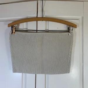 BABATON Beige Ribbed Knit Tube‎ Top Bandeau M Neutral Basic Capule Layering thumbnail 2