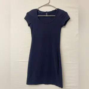 H&M women’s Size XS Navy Blue T-Shirt Dress – – New Without Tags (M8)✨ thumbnail 3