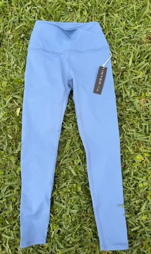 Interval Active Leggings Small Dusty Blue Cross Over High Rise NWT thumbnail 1
