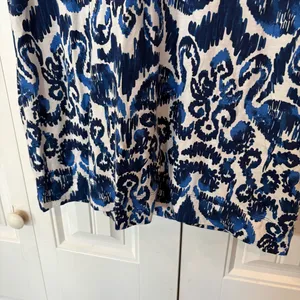 Lily Pulitzer Blue‎ And White Pima Cotton Dress Size Small thumbnail 4