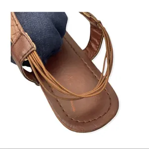 Brown T Strap Sandals! Brown Size 7 thumbnail 4