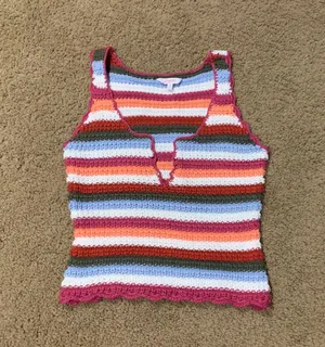 NEW Crochet Tank Top thumbnail 1