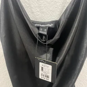 Satin Cowl Neck Bodysuit Size Xs thumbnail 4