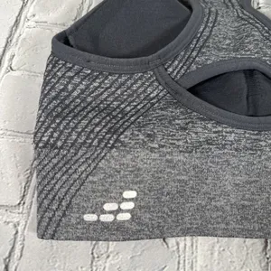 BCG Women’s Low Support Molded Cup Sports Bra size Small Grey Gray Removable Pad thumbnail 11