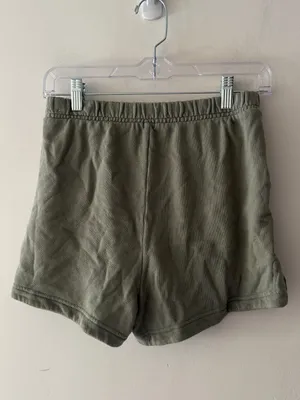 Aerie Olive Green Cozy Fleece Shorts thumbnail 3