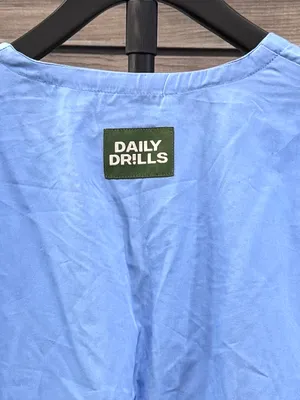 Daily Drills Poplin Resort Tie Top Malibu XS/S NWT thumbnail 7