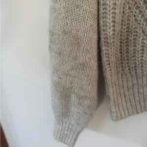 Madewell Wool Blend Crewneck Wedge Long Sleeve Sweater XS thumbnail 5
