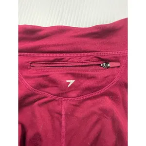 Gymshark Training‎ Leggings High Waisted Workout Gym Activewear Burgundy S thumbnail 6