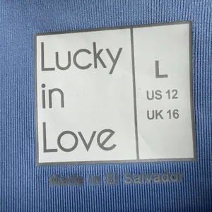 Lucky In Love Linen High Neck Action Tank Women L Peri Blue Tennis Pickleball thumbnail 12