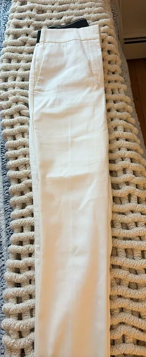White Zara business pants  thumbnail 1