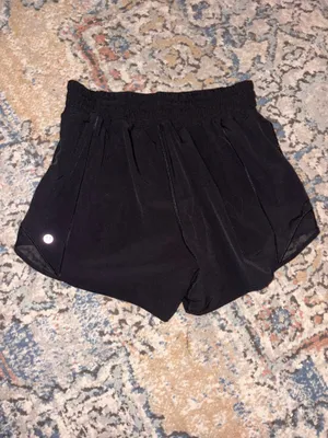 Black Hottie Hot Lululemon Shorts 4in thumbnail 2