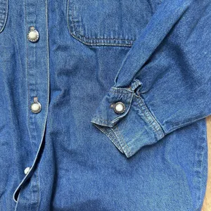 Vintage Green Field Western Decorative‎ Denim Shirt thumbnail 7