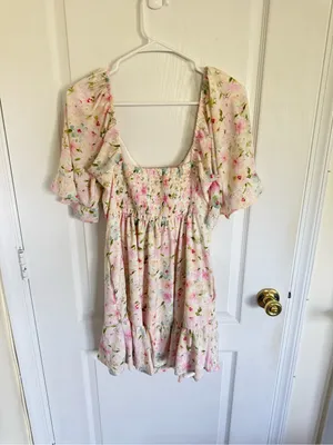 Abercrombie & Fitch NEW Flirty Pink Floral Day Dress thumbnail 9