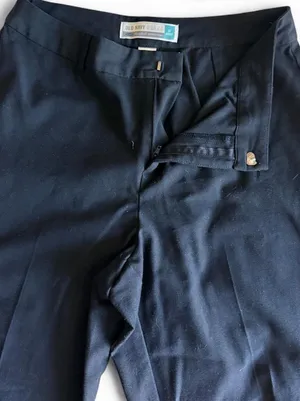 Old Navy Black Essential Stretch Straight Leg Dress Pants 6 thumbnail 4