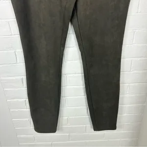 Joan Vass New York Faux Suede Pull On Skinny Pants Size M thumbnail 5