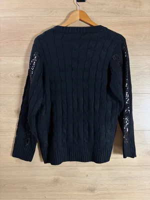 Vine & Love Black Sequin Cable thumbnail 6